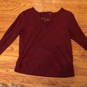 Hollister ribbed long sleeve